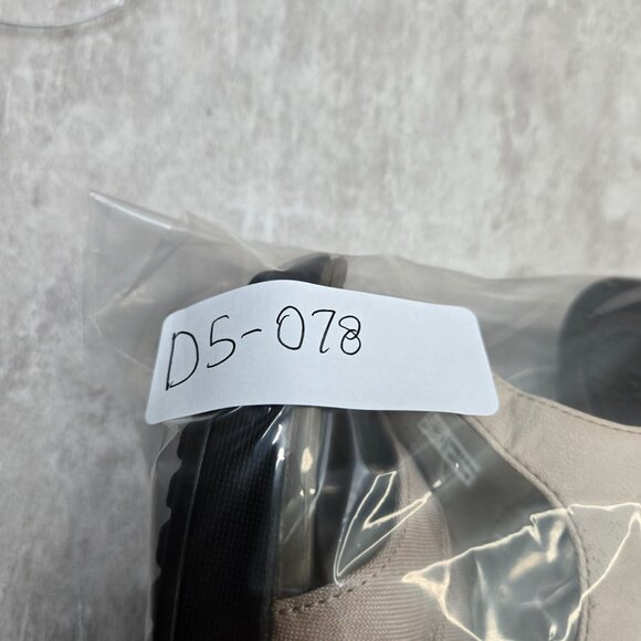 Crocs Ankle Strap Wedge Sandals 9 Taupe Open Toe Strappy Retro Comfort Platform - Picture 12 of 12